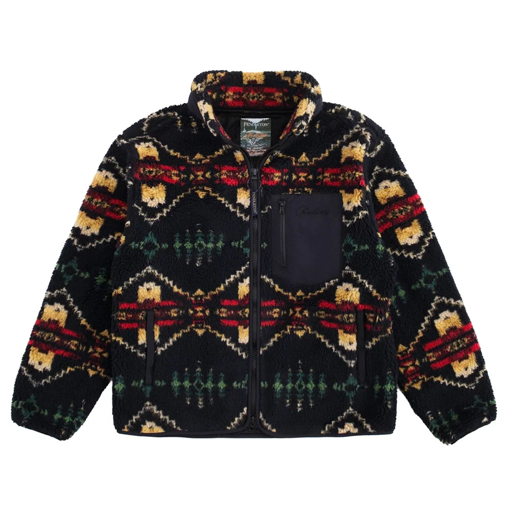 Jacquard Sherpa Fleece - Four Corners