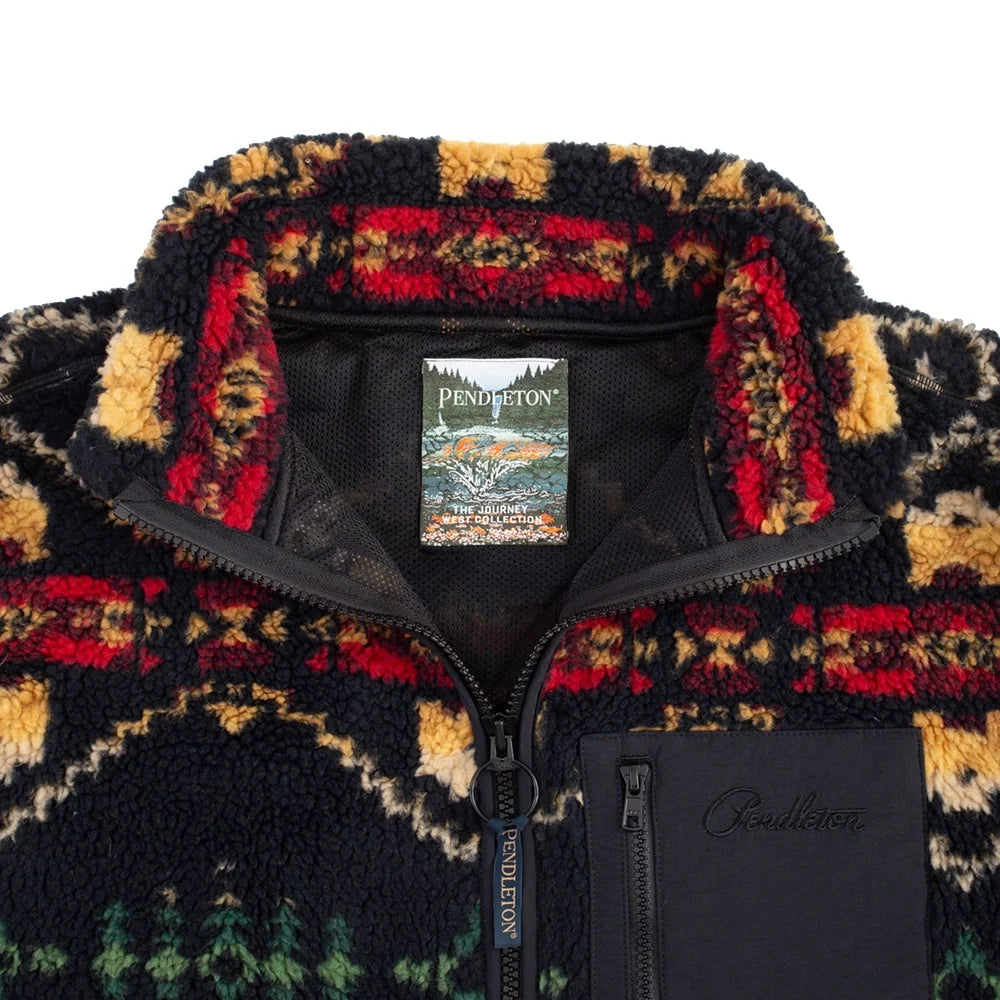 Jacquard Sherpa Fleece - Four Corners