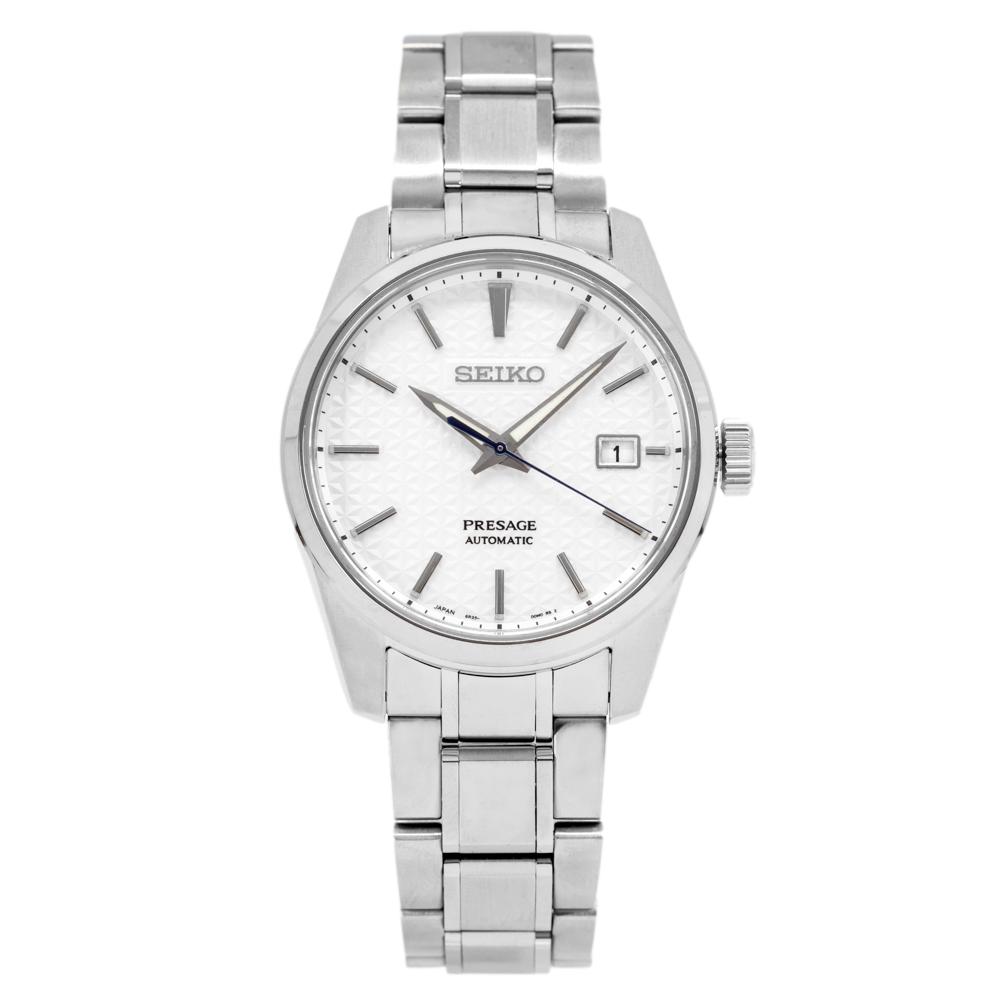 Seiko Men's SPB165J1 Presage White Dial Watch
