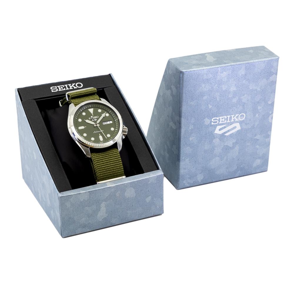 Seiko Men's SRPE65K1 5 Sports Green Dial Watch