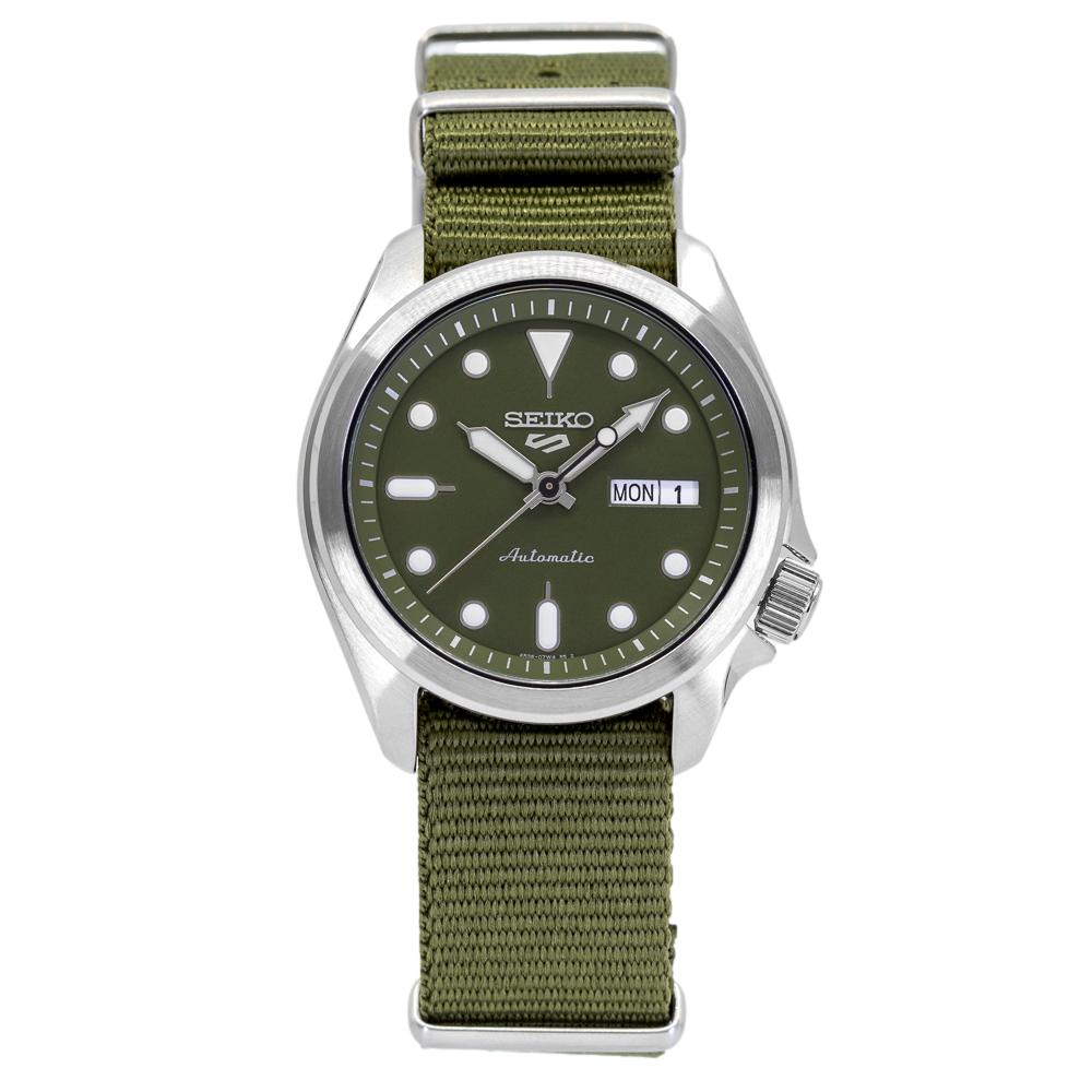 Seiko Men's SRPE65K1 5 Sports Green Dial Watch