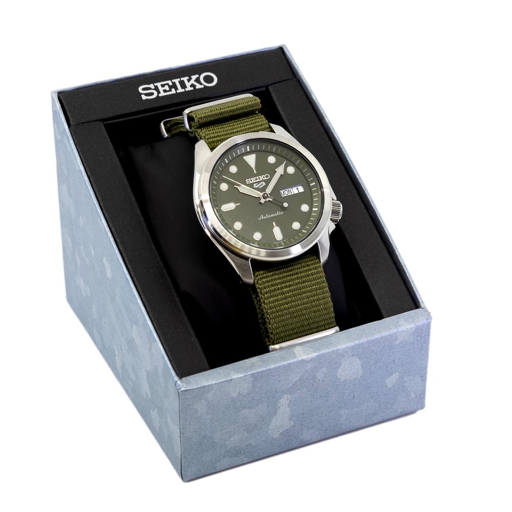 Seiko Men's SRPE65K1 5 Sports Green Dial Watch