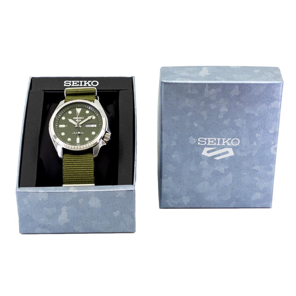 Seiko Men's SRPE65K1 5 Sports Green Dial Watch