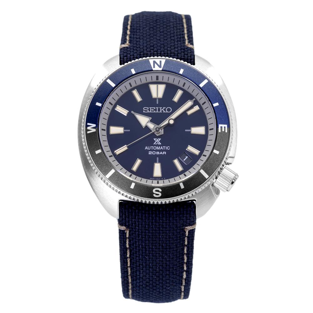 Seiko Men's SRPG15K1 Prospex Land Tortoise Blue Dial Auto