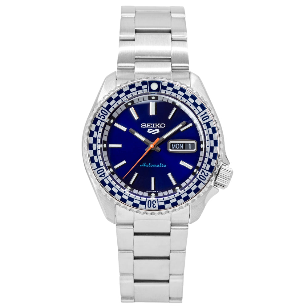 Seiko SRPK65K1 5 Sports Checker Flag Auto