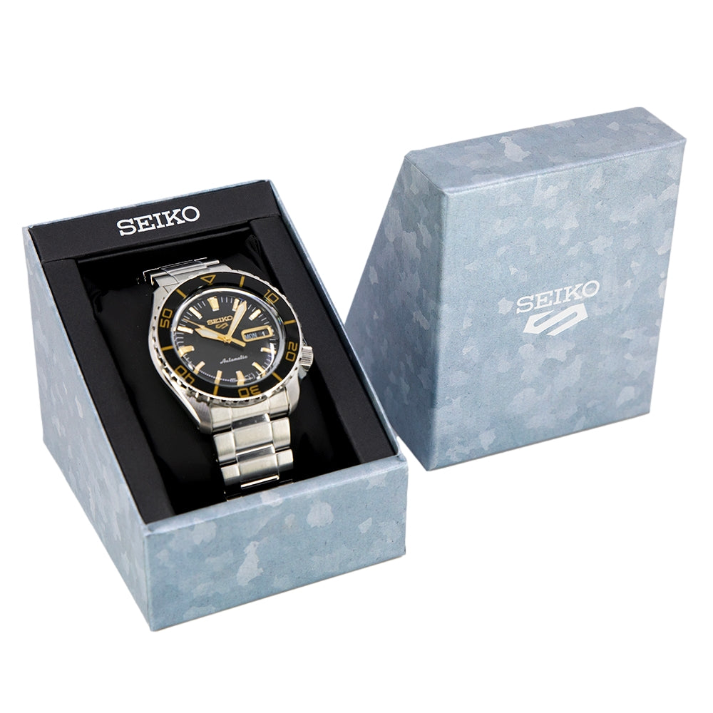 Seiko Men's SRPK99K1 5 Sports Black Dial Automatic