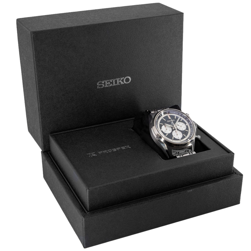Seiko Men's SRQ051J1 Prospex Speedtimer 42mm Blue Dial Auto