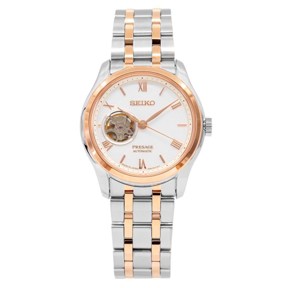 Seiko Men's SSA412J1 Presage Open Hearth Rose Watch