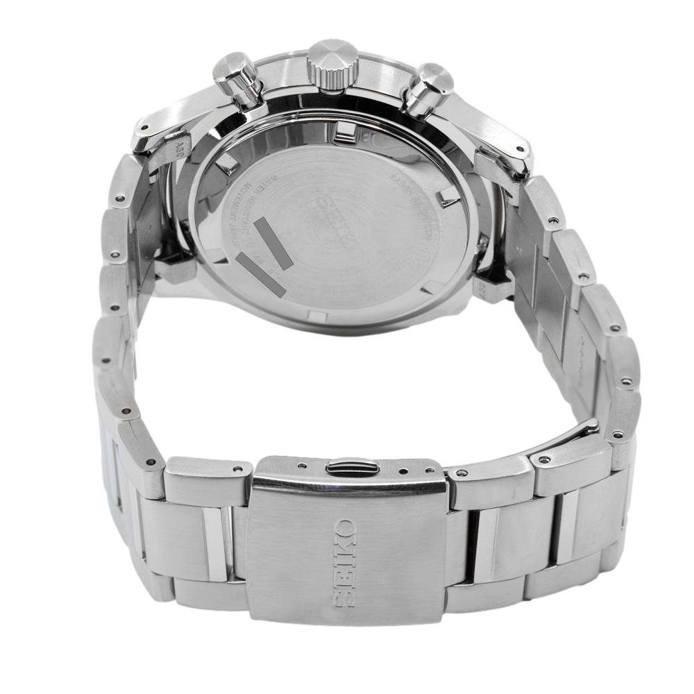 Seiko Men's SSB413P1 Sport Chronograph Black Dial Watch