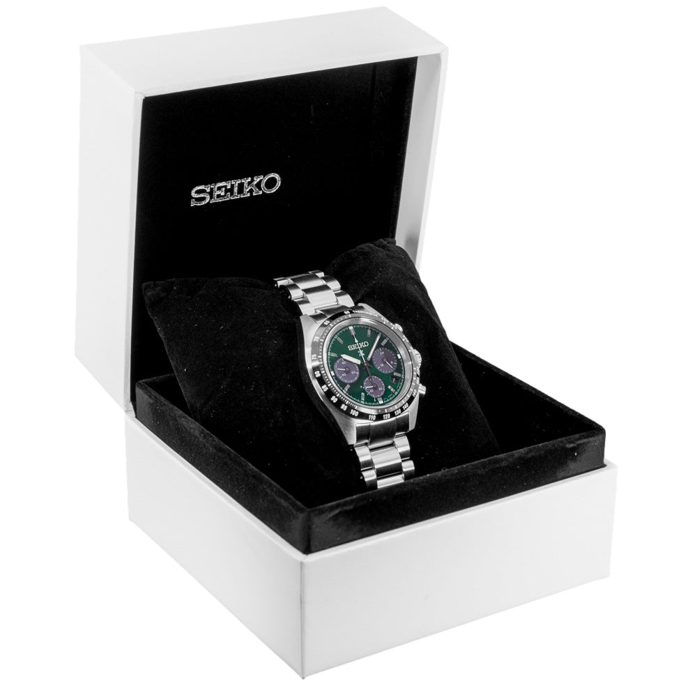Seiko Men's SSC933P1 Prospex Speedtimer Montre Quartz Solar