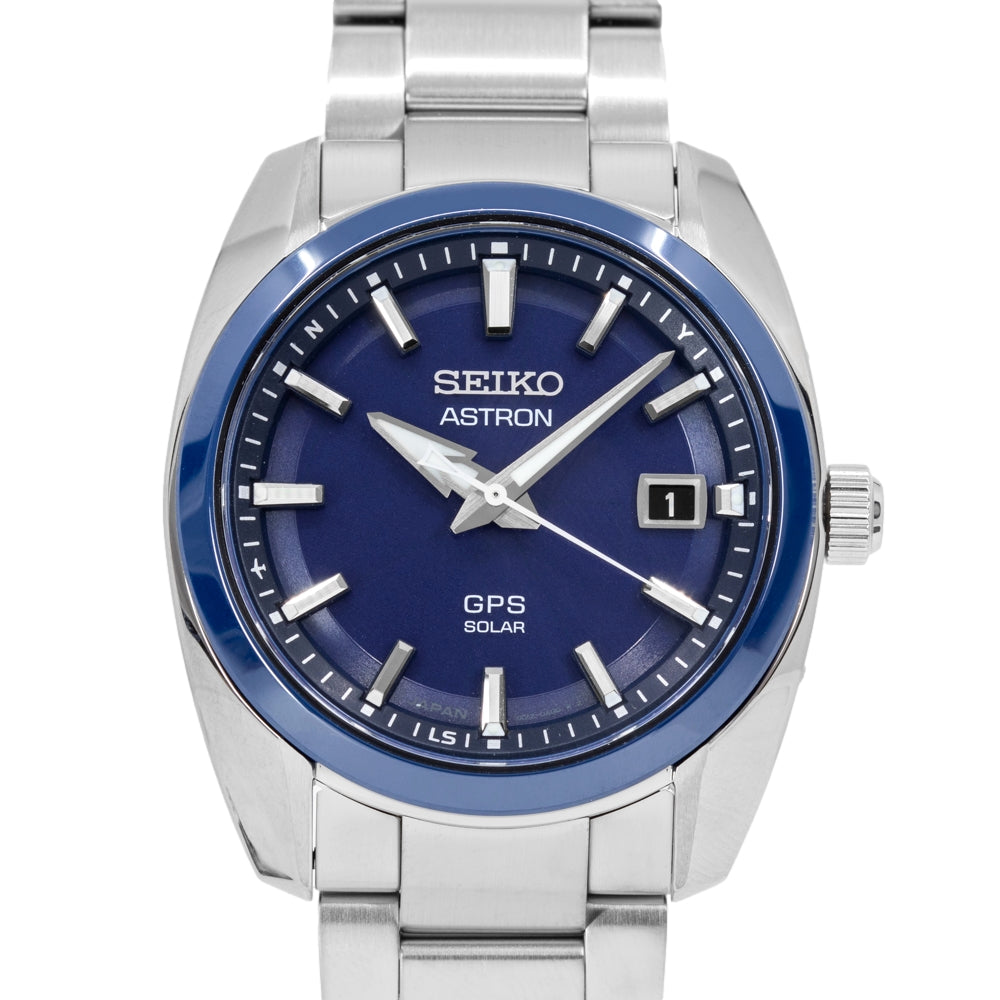 Seiko Men's SSJ003J1 Astron Quartz GPS Solar