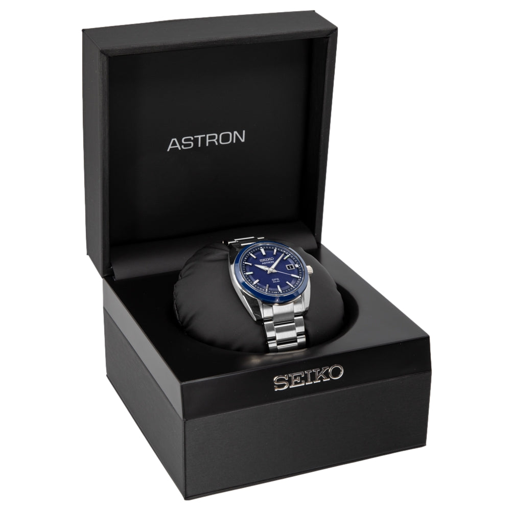 Seiko Men's SSJ003J1 Astron Quartz GPS Solar