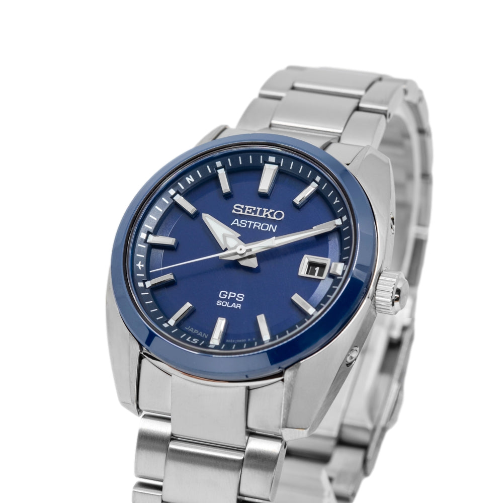Seiko Men's SSJ003J1 Astron Quartz GPS Solar