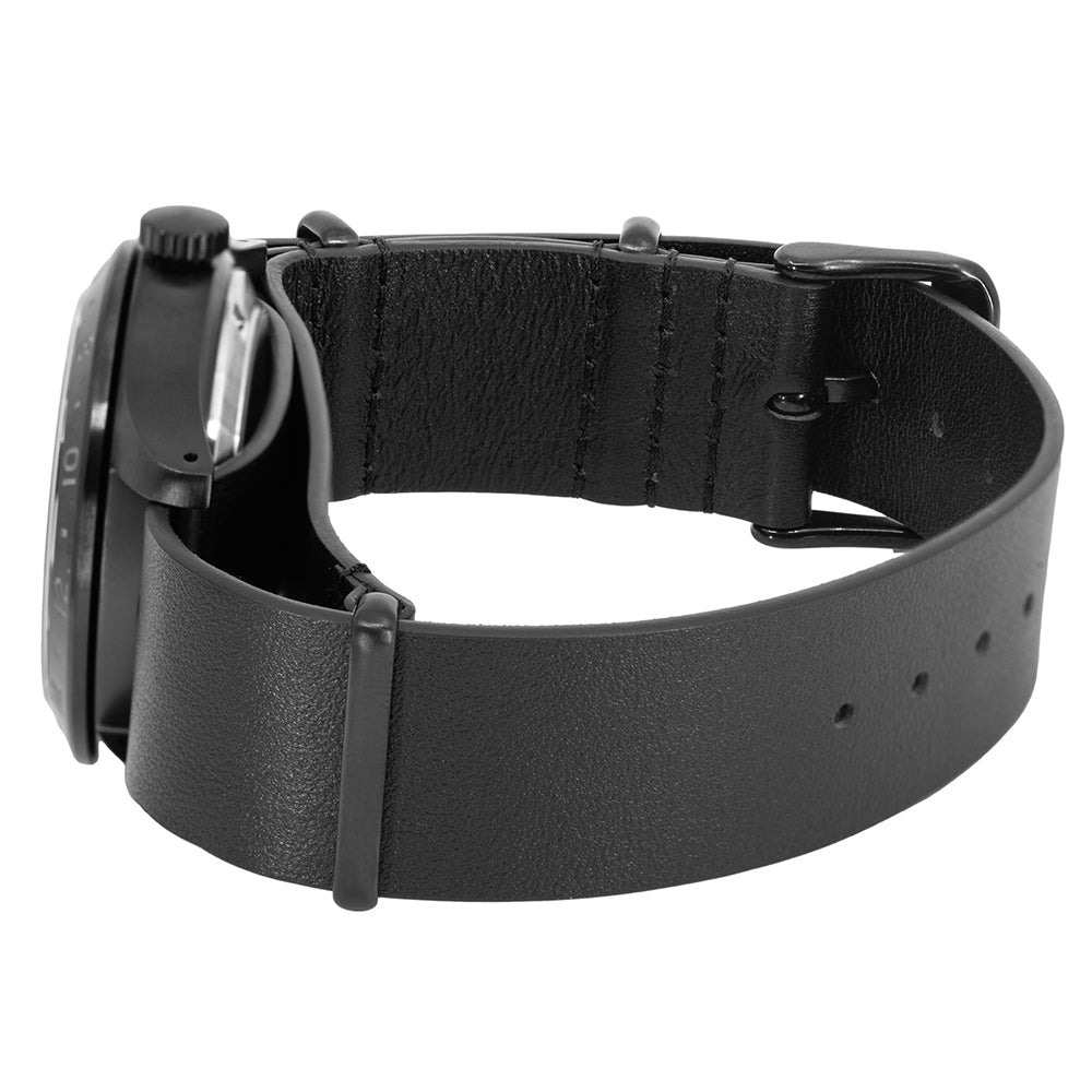Men's SSK025K1 Automatic GMT Watch Black Coating
