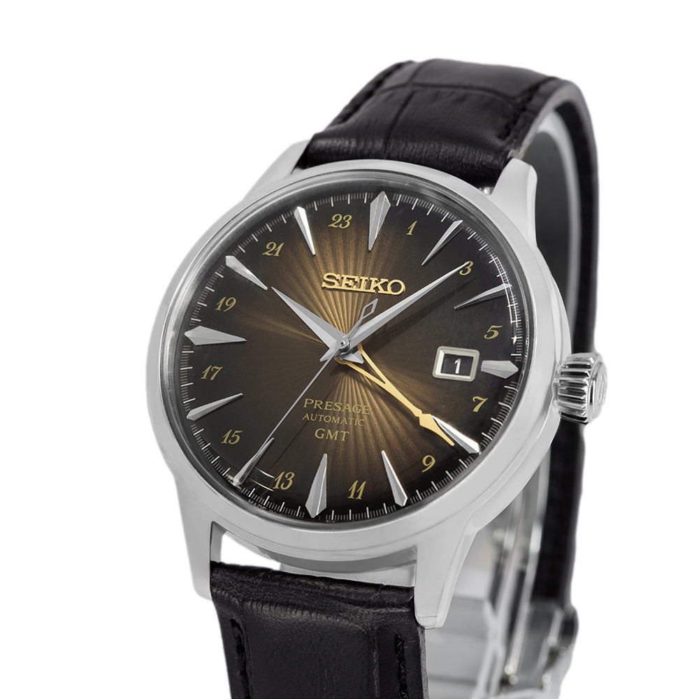 Seiko Men's SSK039J1 Presage Cocktail GMT Auto