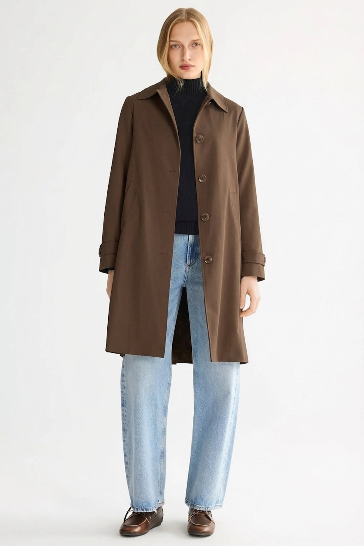 Single-Breasted Trench Coat