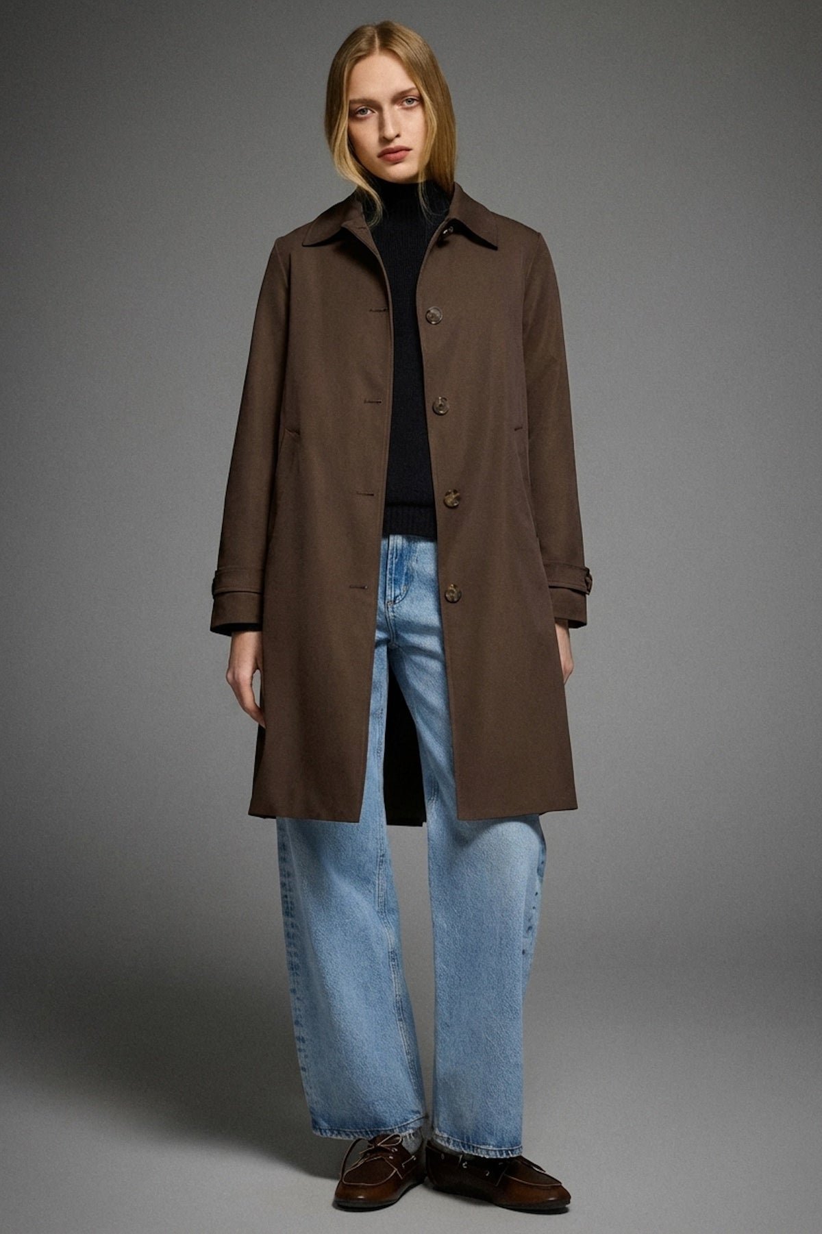 Single-Breasted Trench Coat