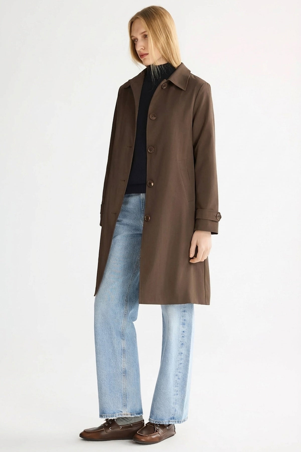 Single-Breasted Trench Coat