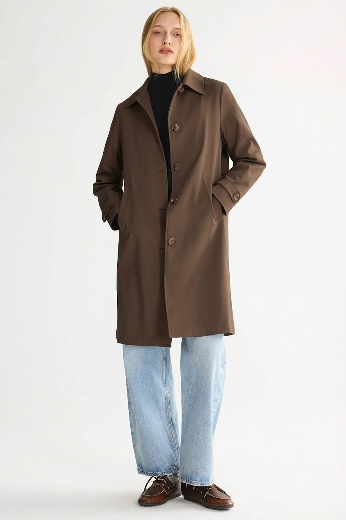 Single-Breasted Trench Coat
