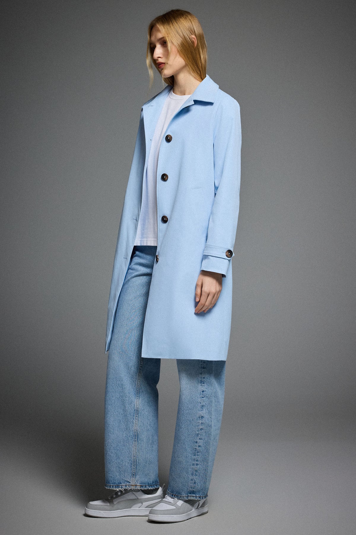 Single-Breasted Trench Coat