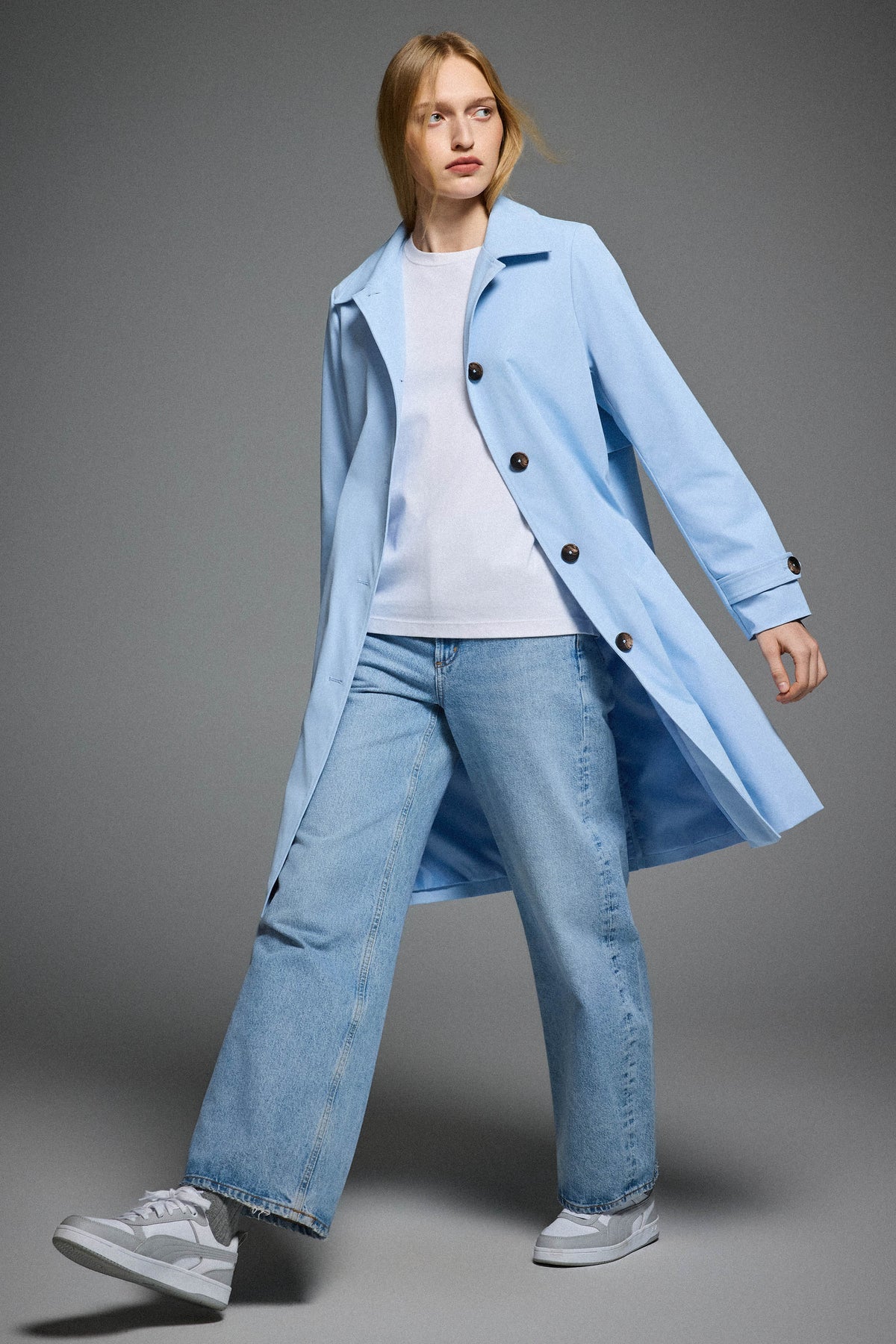 Single-Breasted Trench Coat
