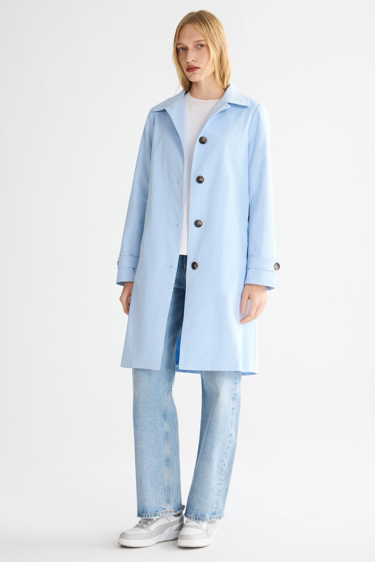 Single-Breasted Trench Coat