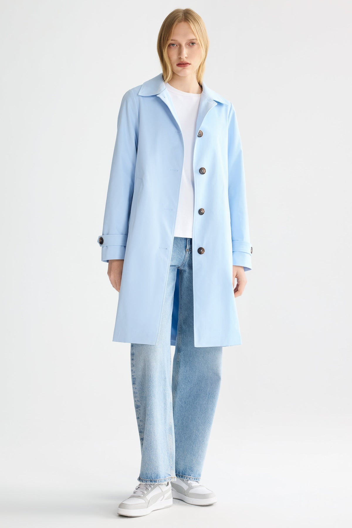 Single-Breasted Trench Coat