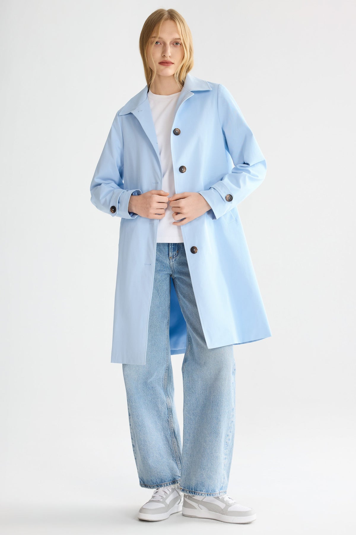Single-Breasted Trench Coat