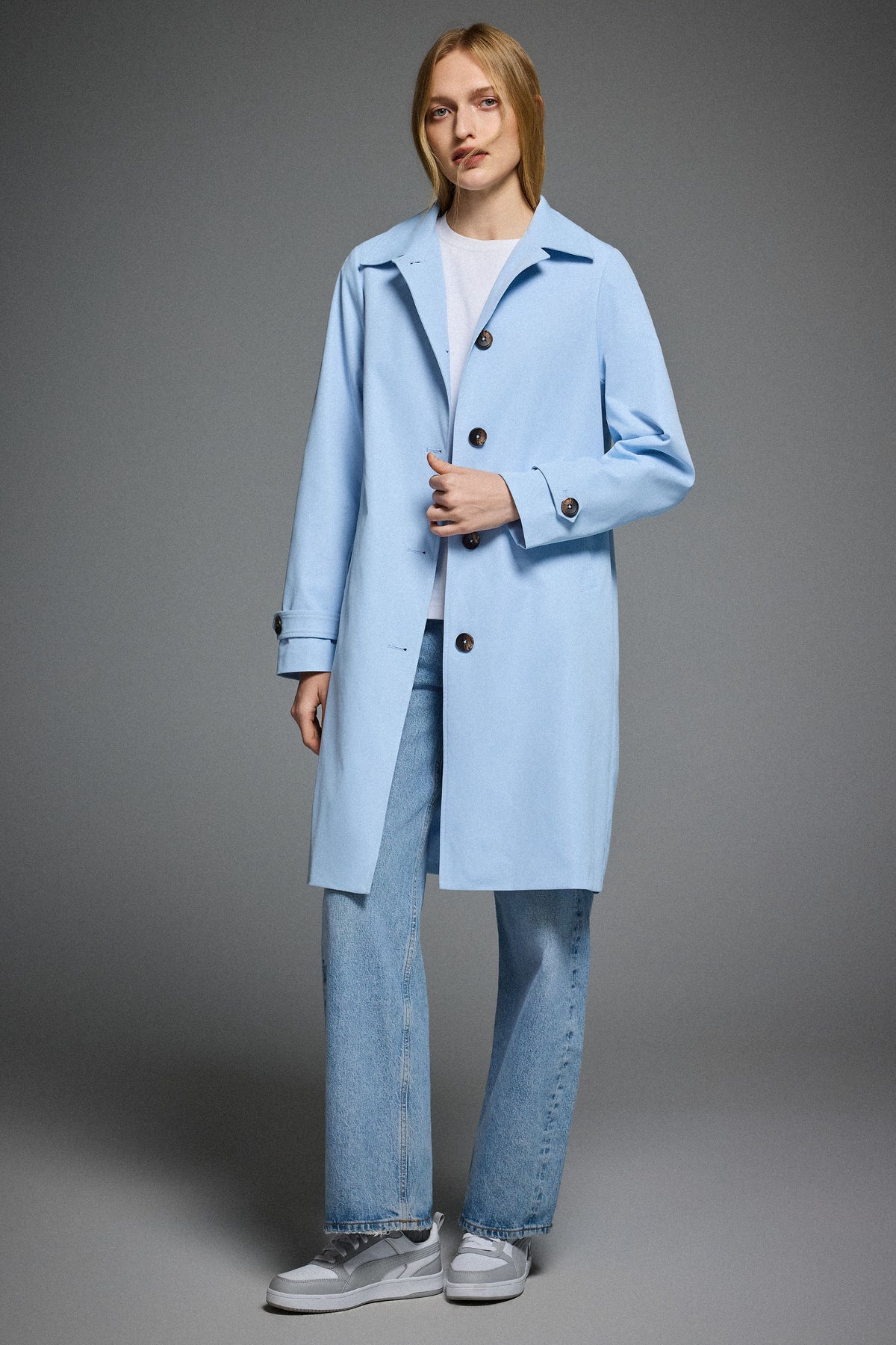 Single-Breasted Trench Coat