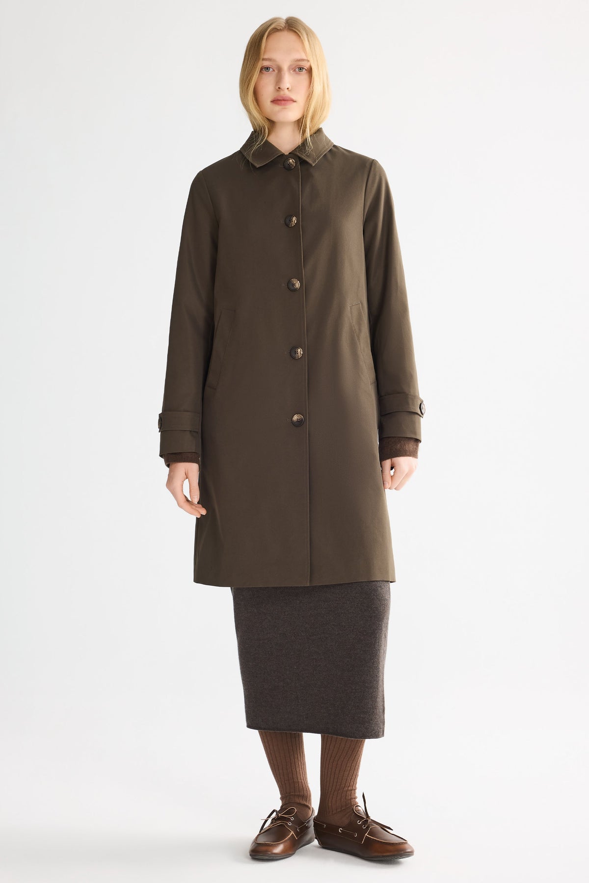 Single-Breasted Trench Coat
