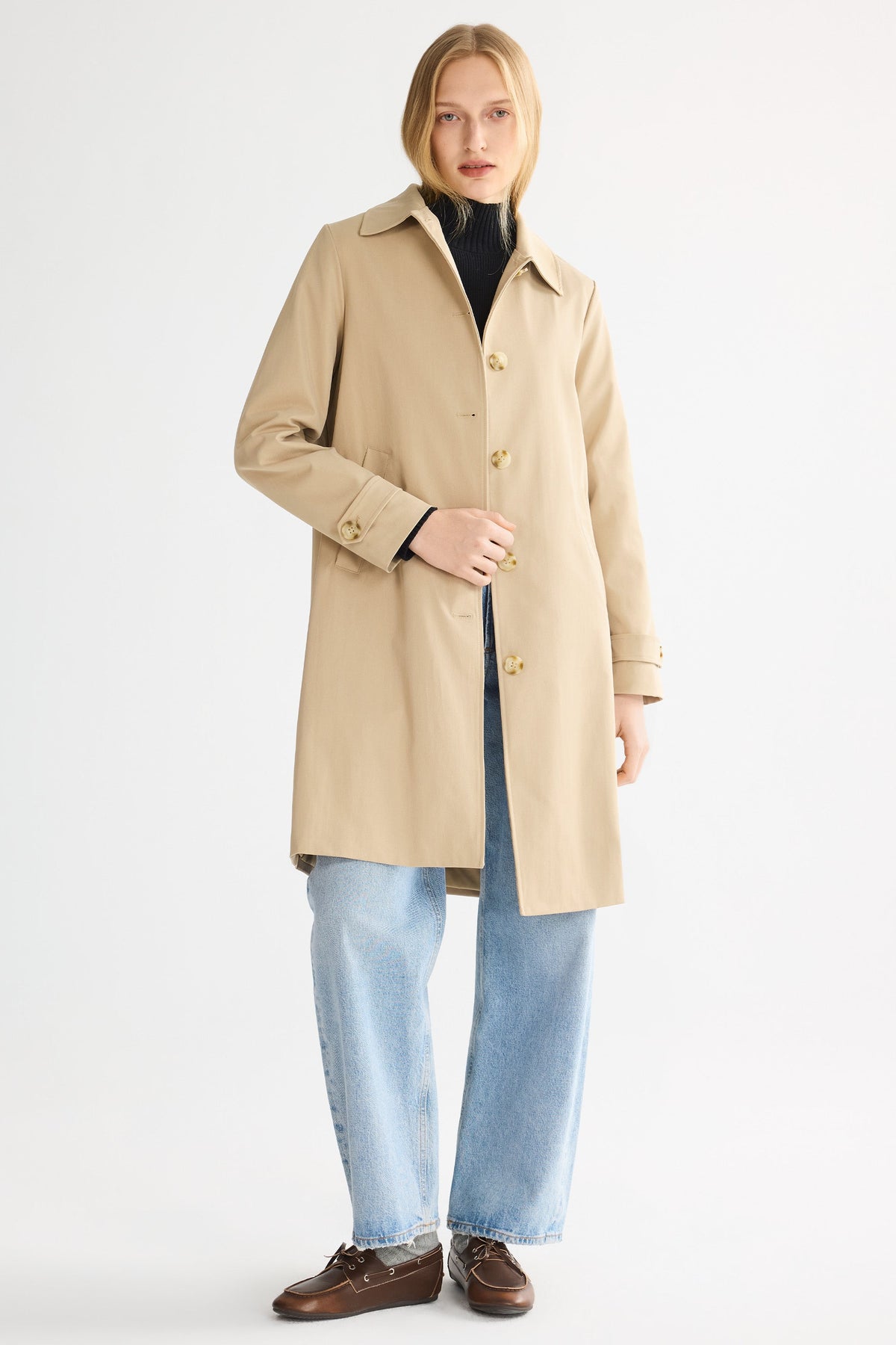 Single-Breasted Trench Coat