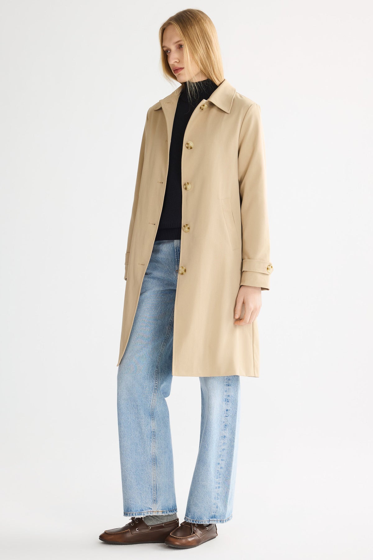Single-Breasted Trench Coat