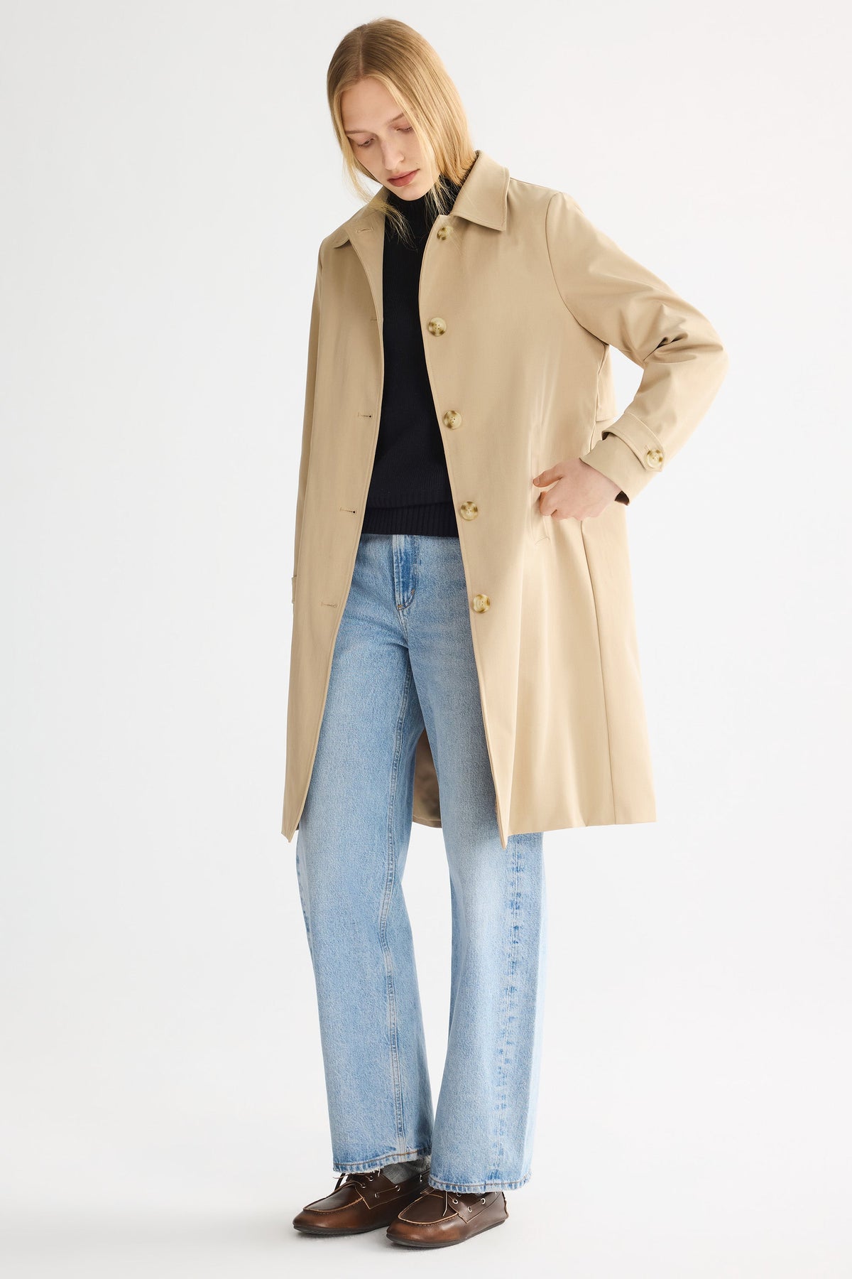 Single-Breasted Trench Coat