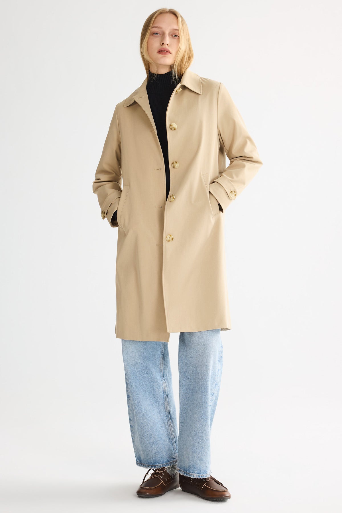 Single-Breasted Trench Coat