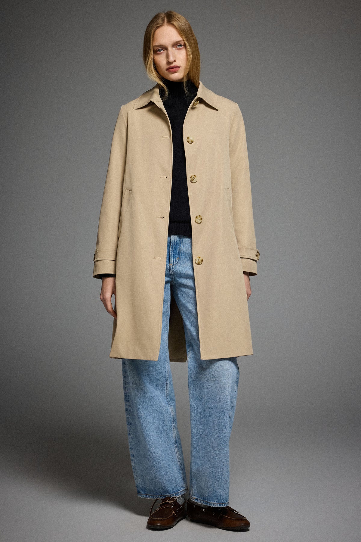 Single-Breasted Trench Coat