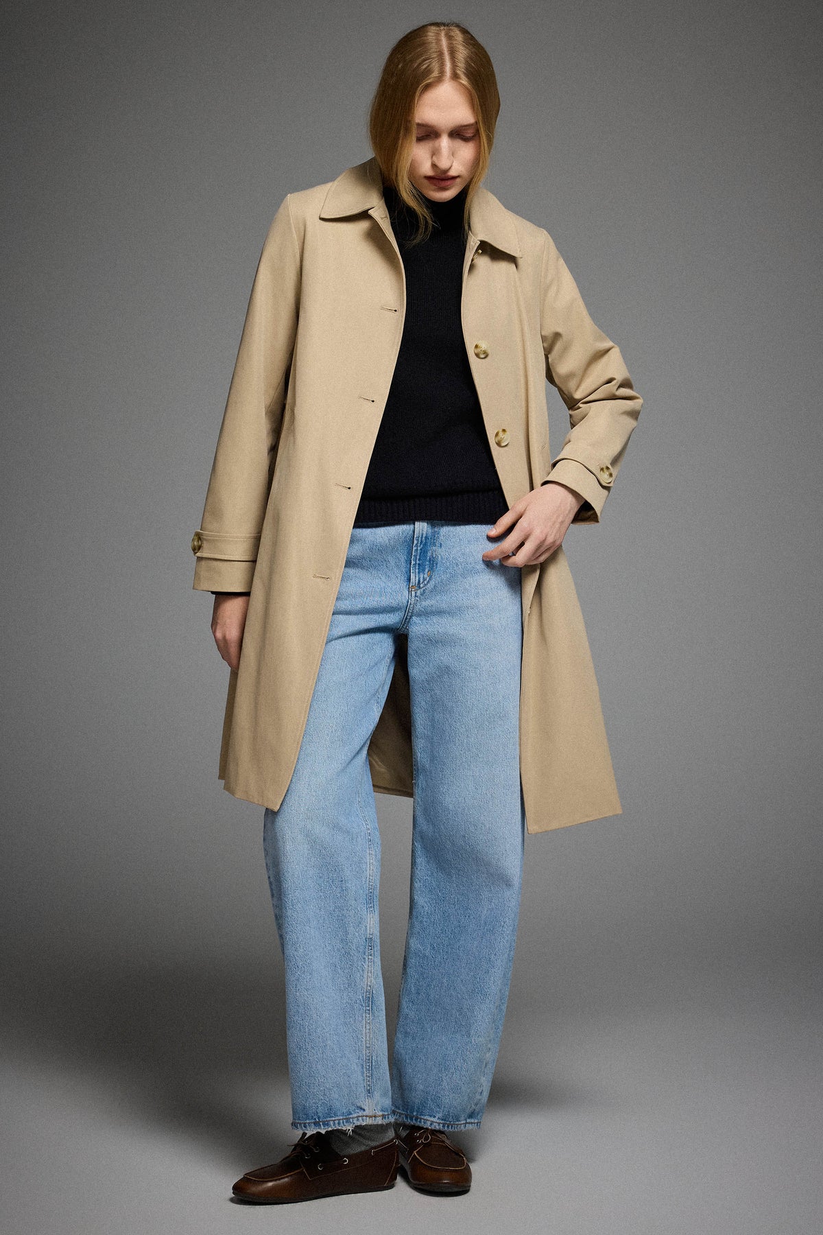 Single-Breasted Trench Coat