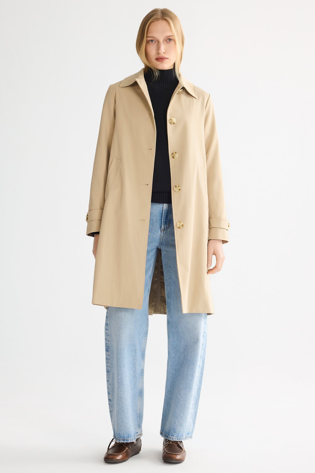 Single-Breasted Trench Coat