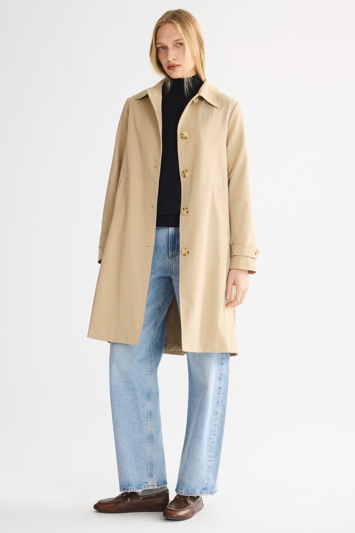 Single-Breasted Trench Coat