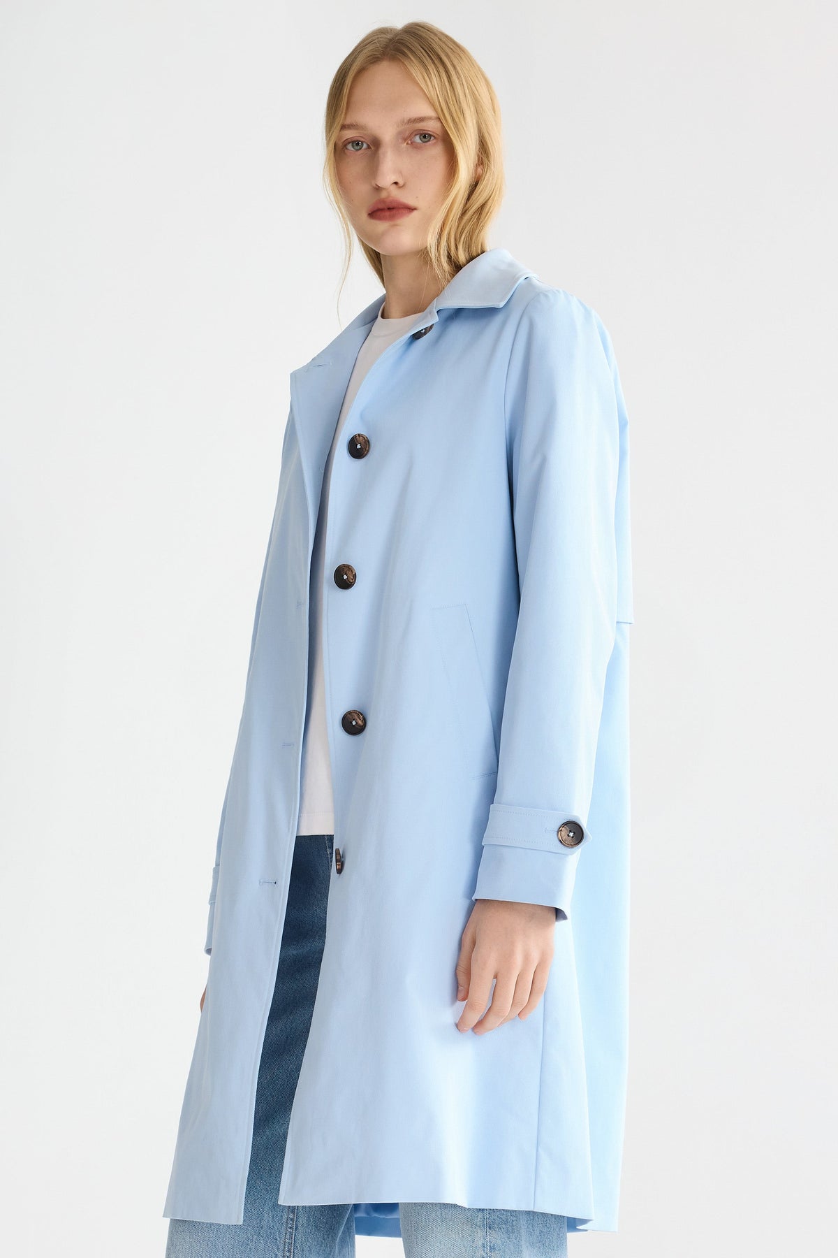 Single-Breasted Trench Coat