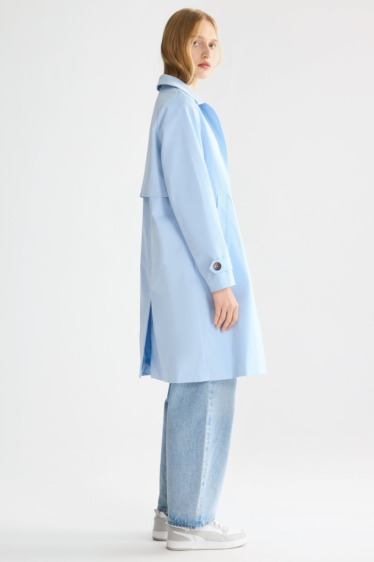 Single-Breasted Trench Coat