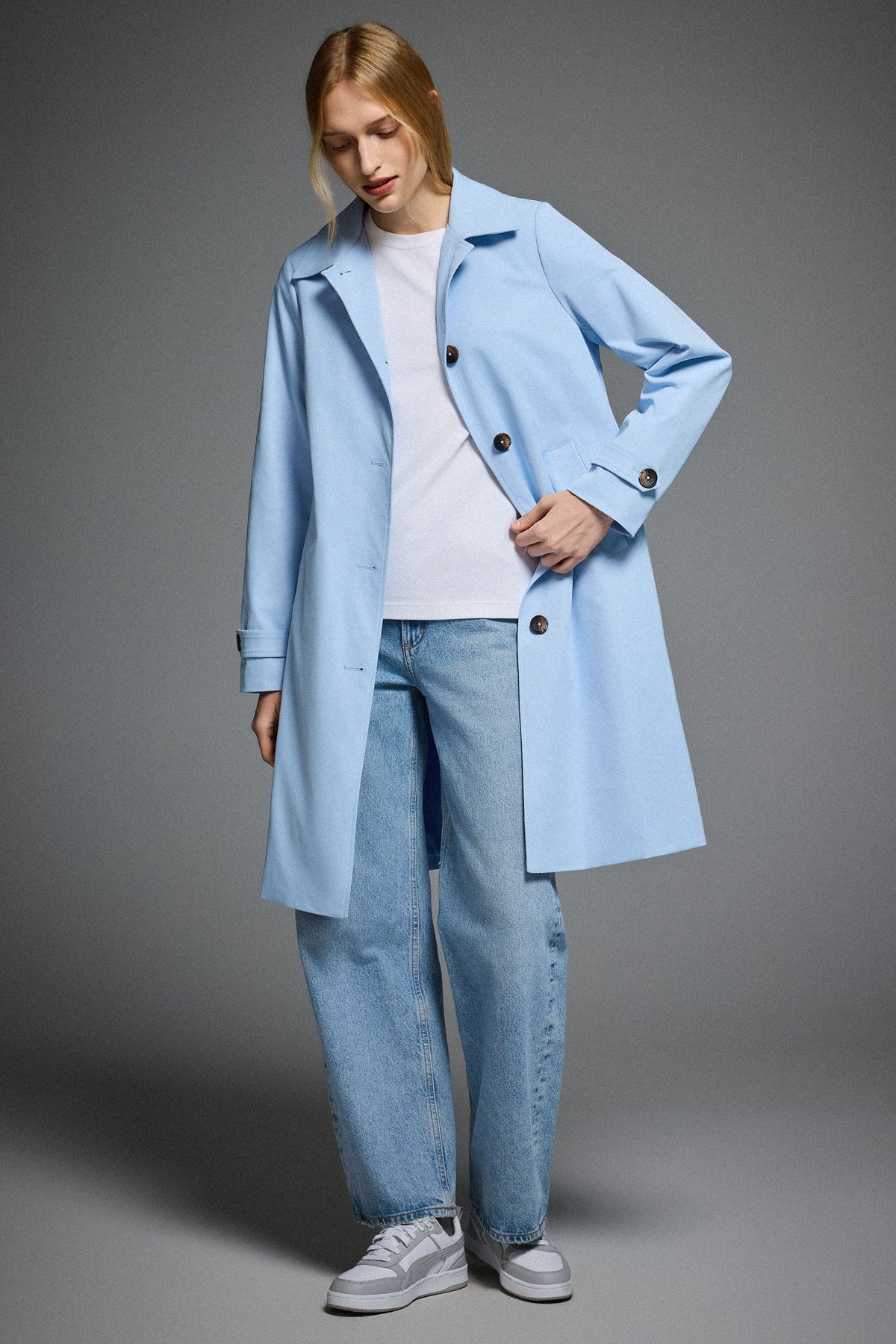 Single-Breasted Trench Coat
