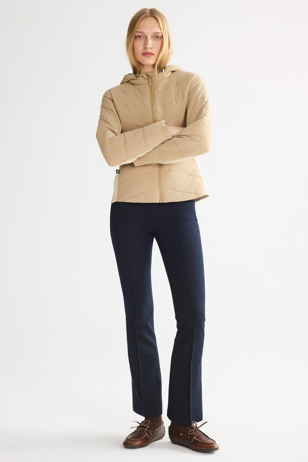 Slim-Fit Quilted Hybrid Jacket