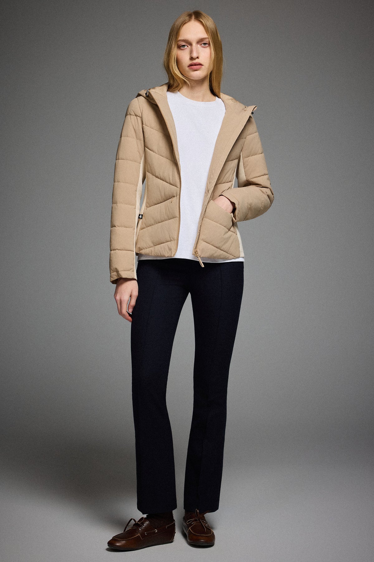 Slim-Fit Quilted Hybrid Jacket