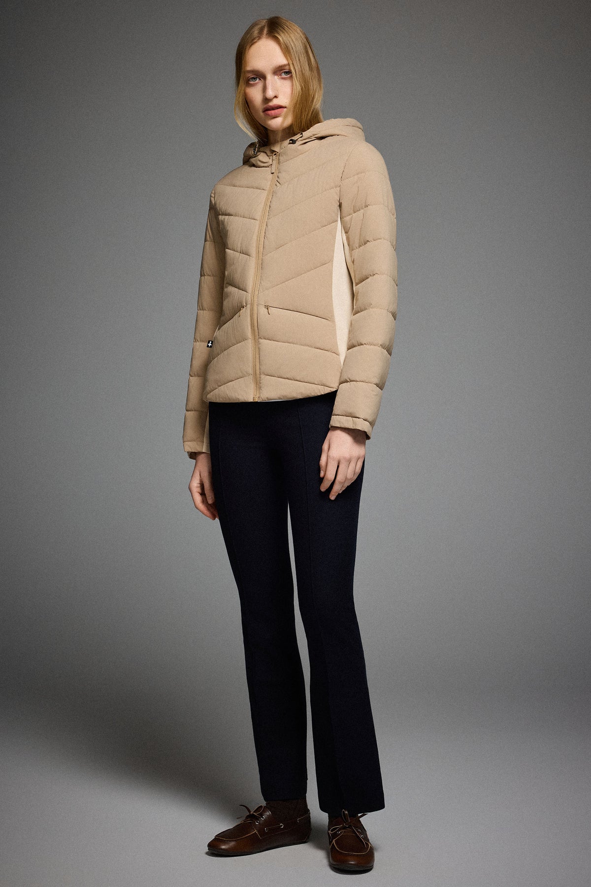 Slim-Fit Quilted Hybrid Jacket