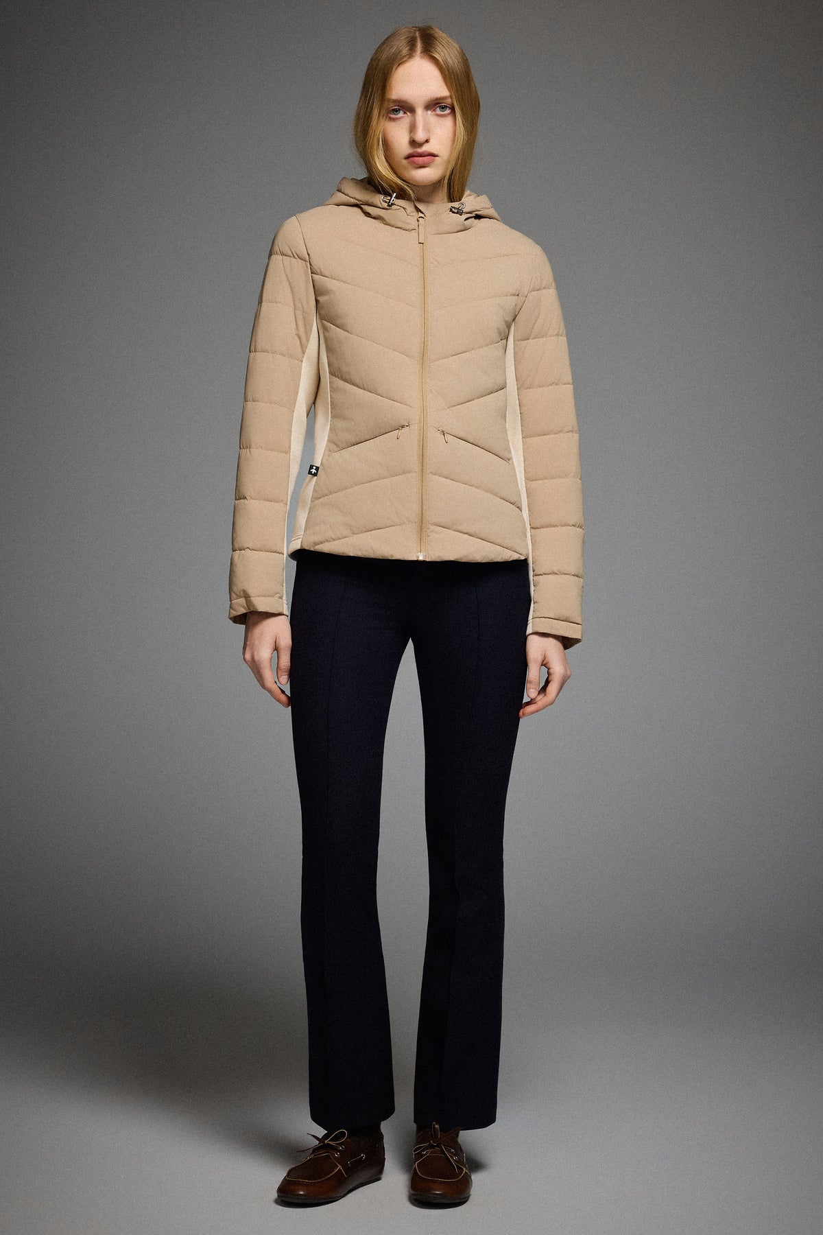 Slim-Fit Quilted Hybrid Jacket