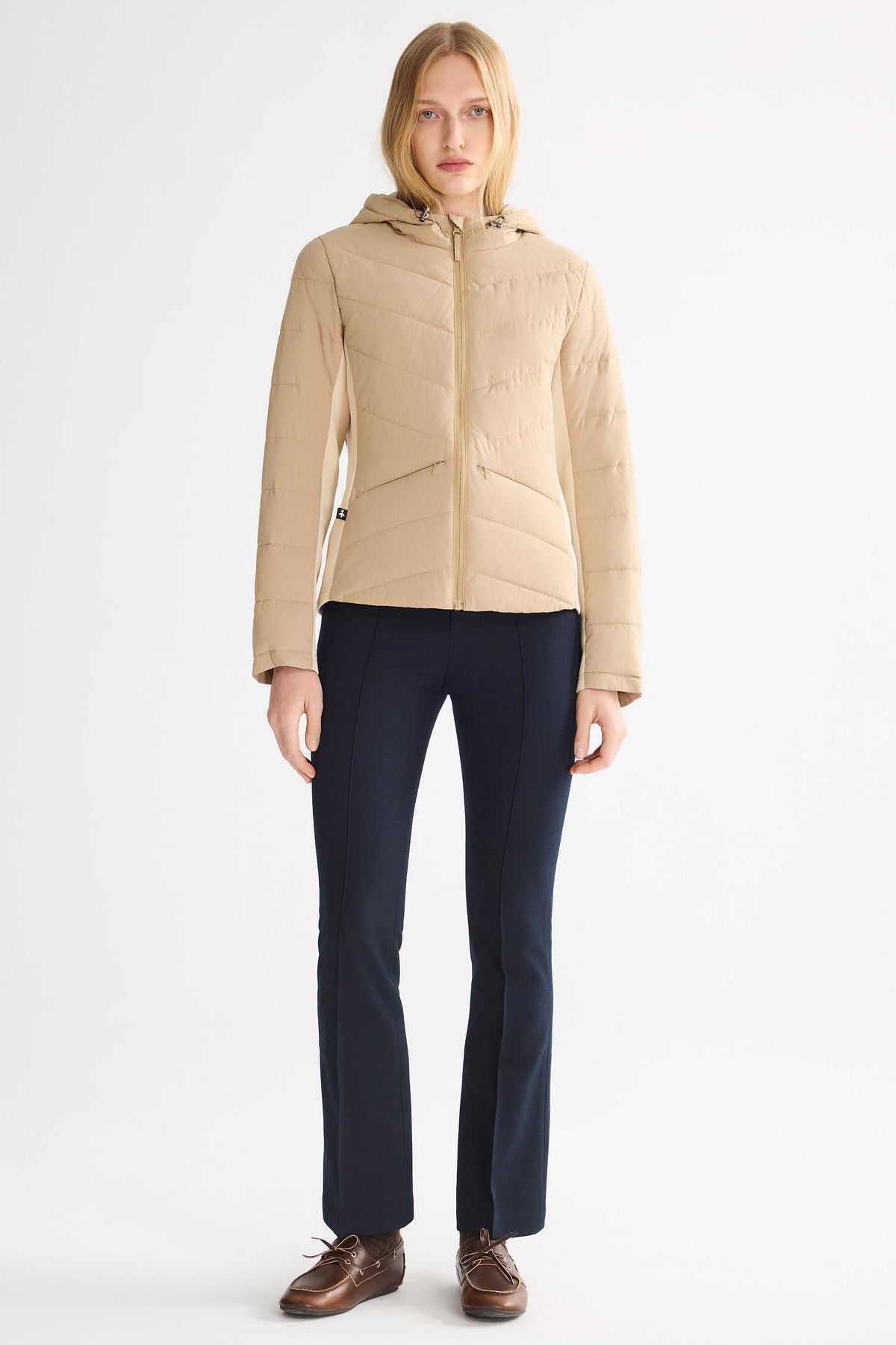 Slim-Fit Quilted Hybrid Jacket