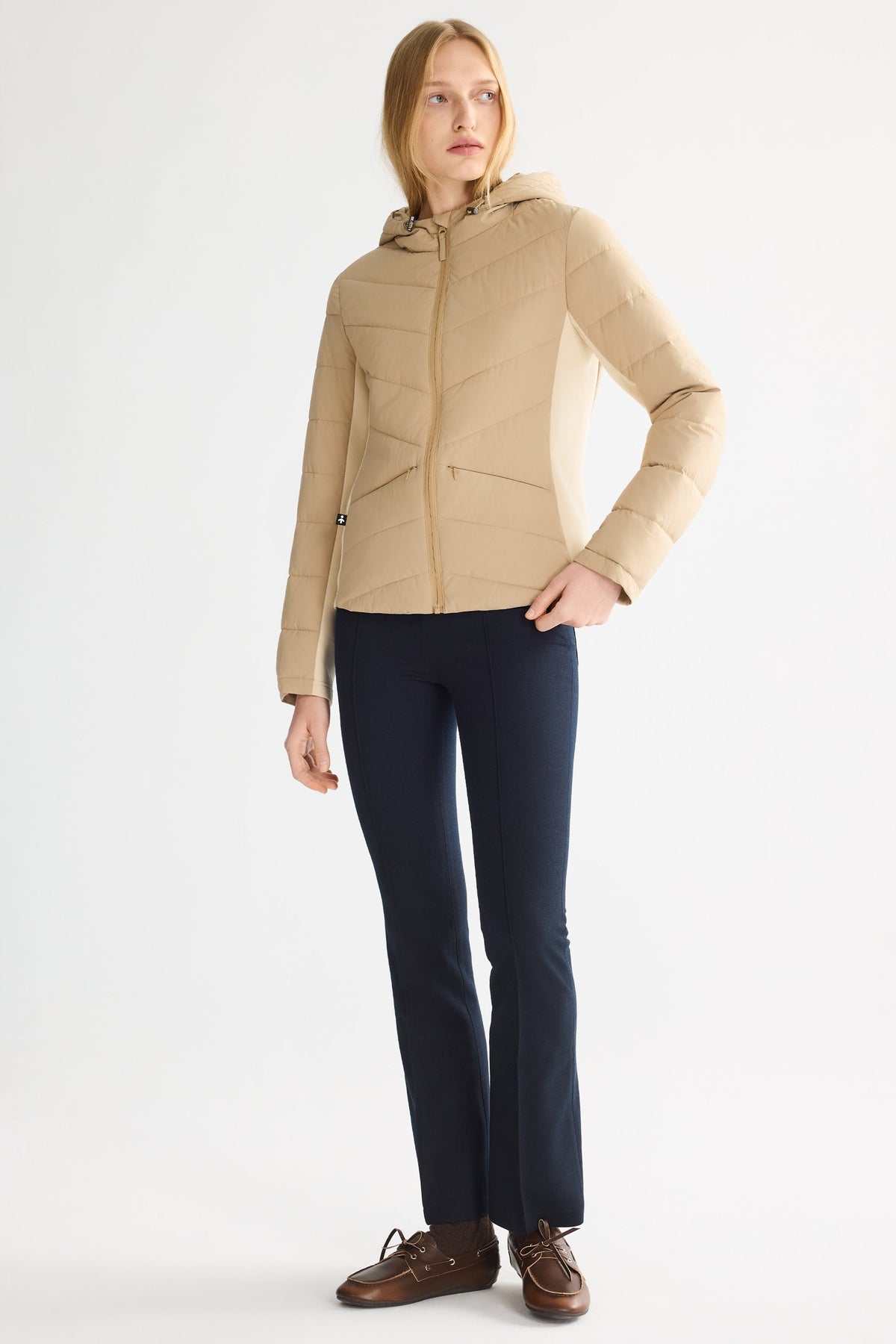 Slim-Fit Quilted Hybrid Jacket