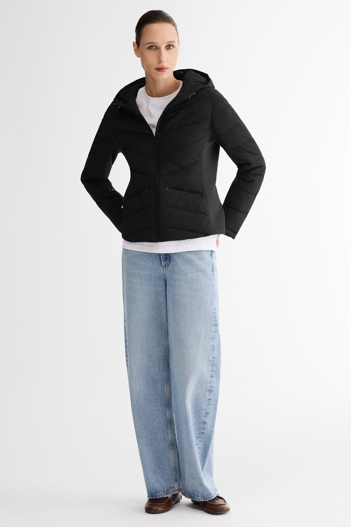 Slim-Fit Quilted Hybrid Jacket