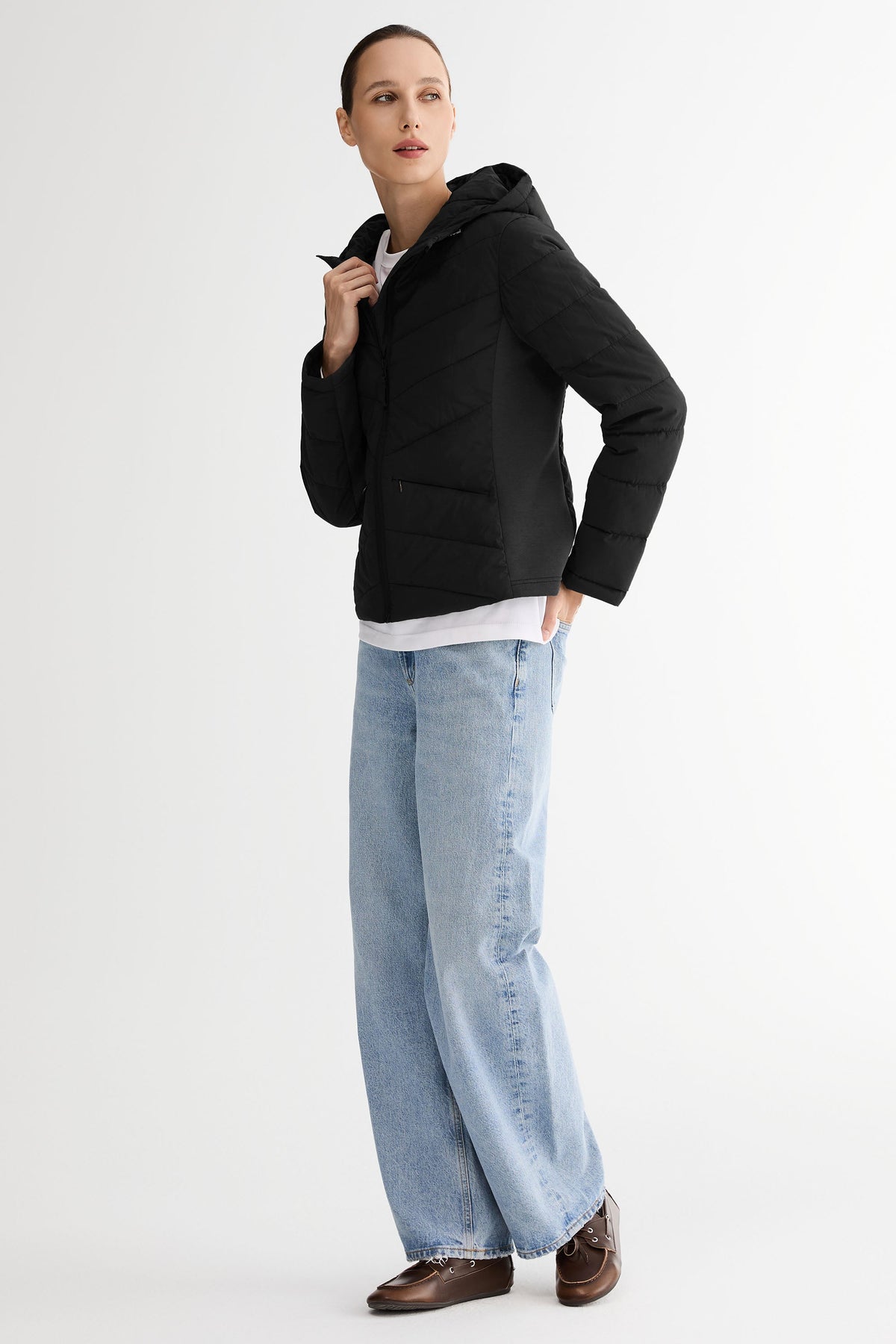 Slim-Fit Quilted Hybrid Jacket