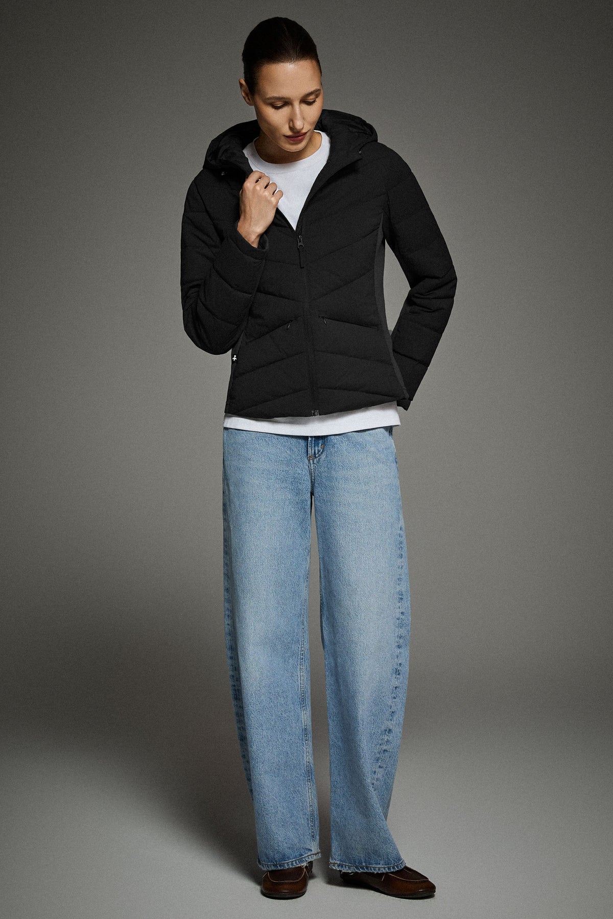 Slim-Fit Quilted Hybrid Jacket